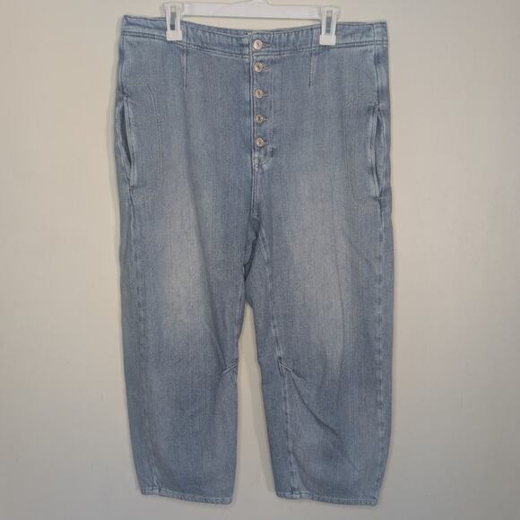 Free People Blue Ankle & Cropped Jeans - Picture 5 of 9